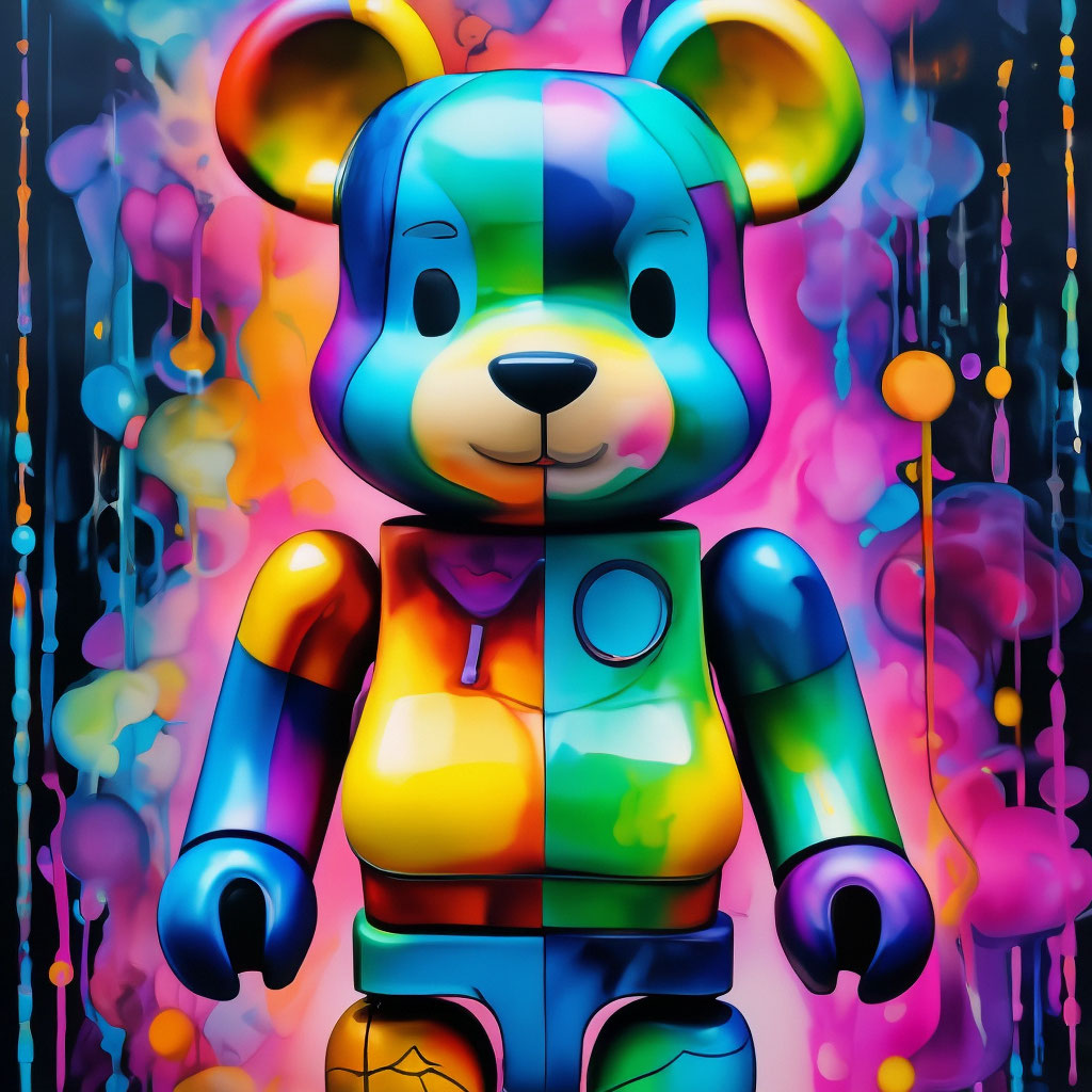 hình nền điện thoại Bearbrick đẹp ngầu 0096