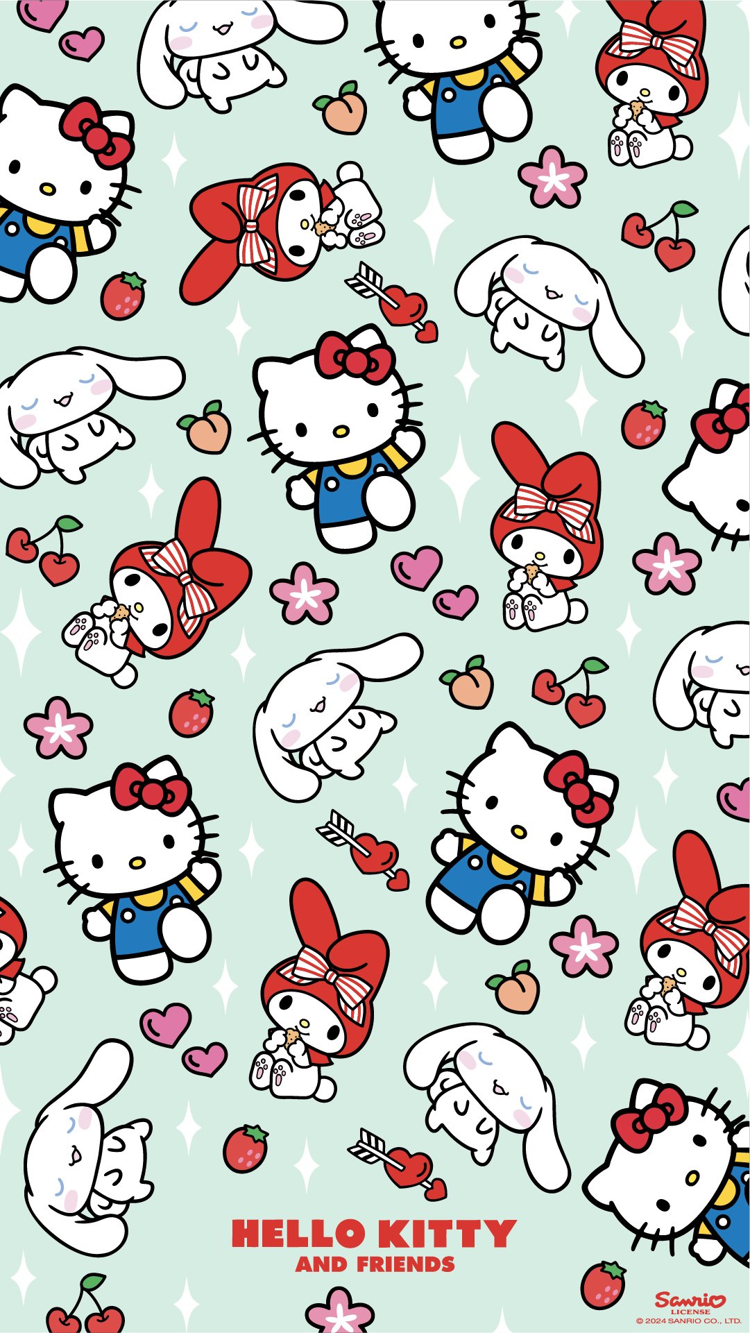 hình nền điện thoại Hello Kitty dễ thương