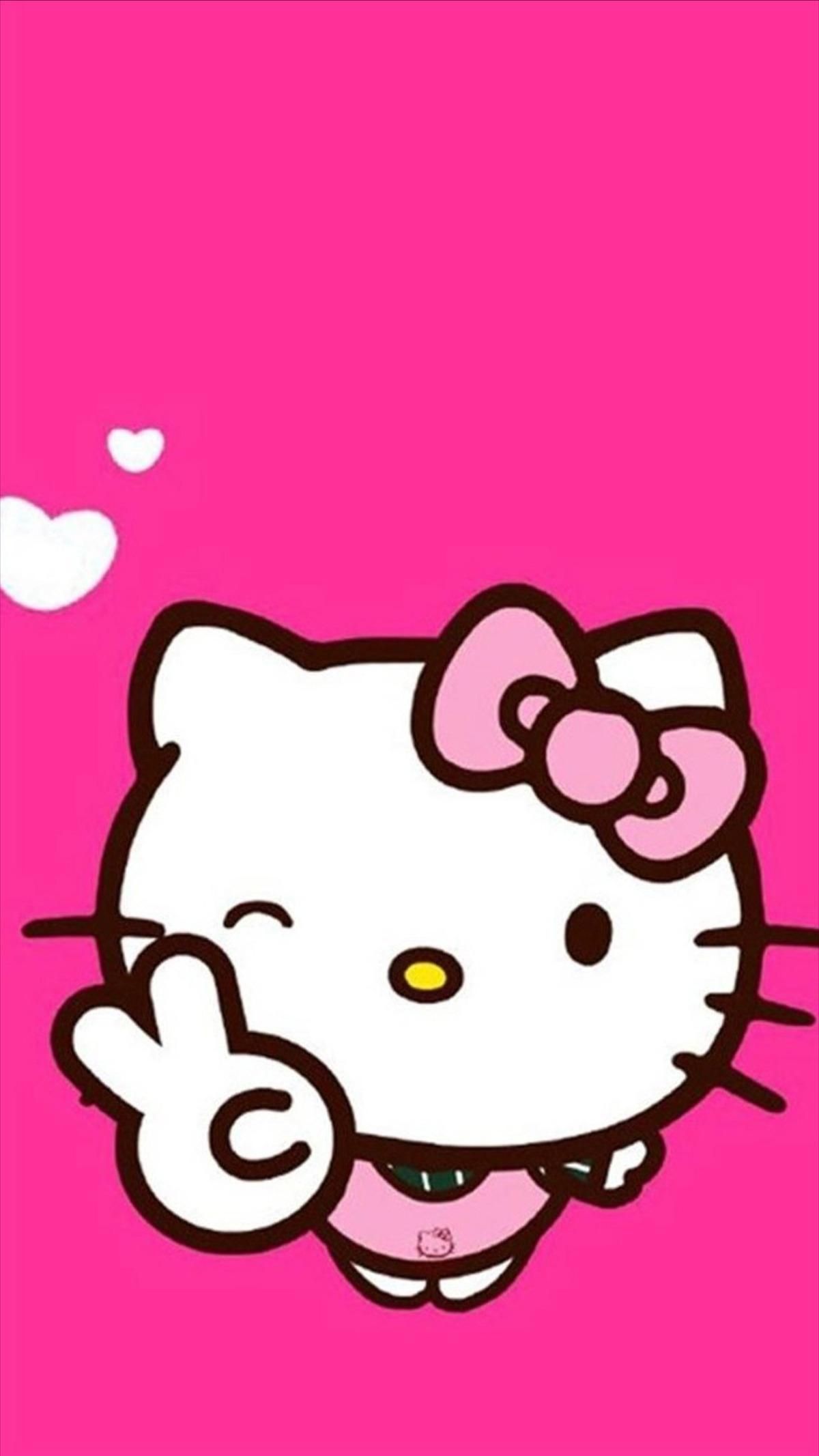 hình nền Hello Kitty cho những người yêu thích hoạt hình.